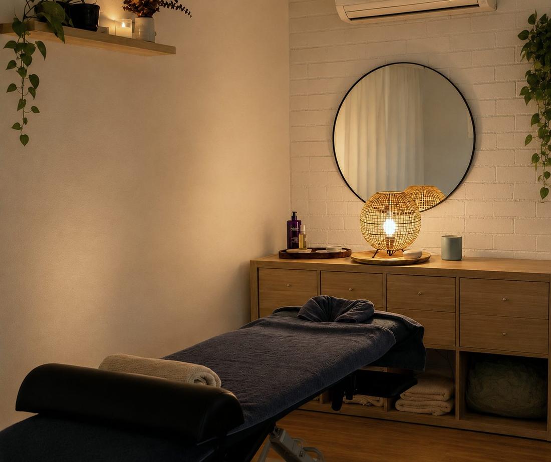 Our warm treatment room at The People's Chiropractic Glenhaven